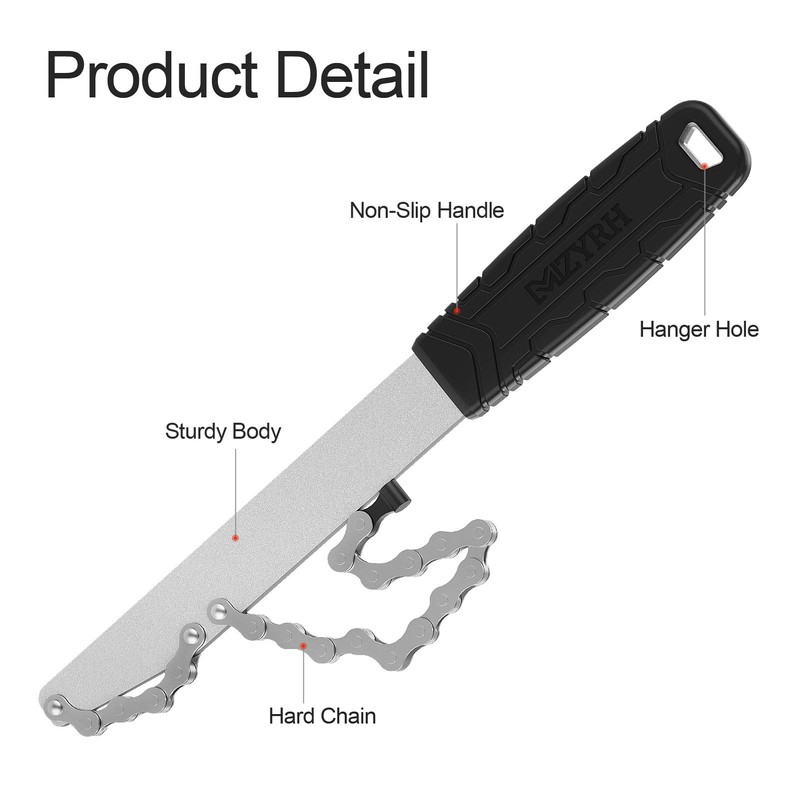 MZYRH Bicycle Chain Whip Tool, Bicycle Cassette Removal Tool, Bicycle