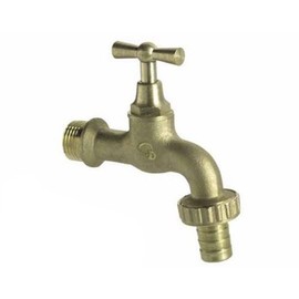 Diamond 1/2-inch Brass Hose Union Bib Tap with Hose Adaptor