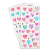 Reward Stickers 3D-003 3D Heart, 3D Decoration, Translucent, 3 Sheets,