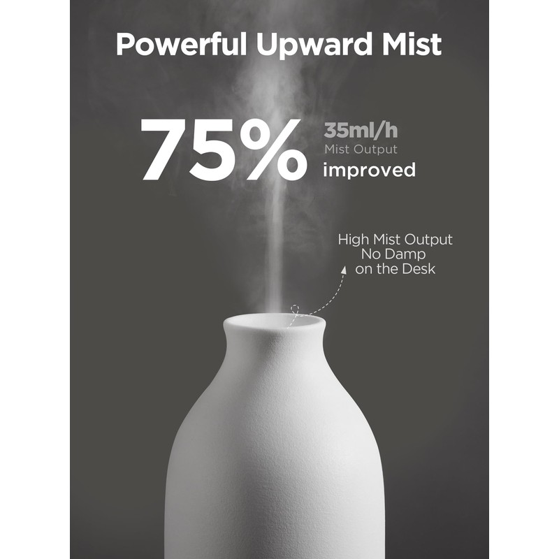 InnoGear Essential Oil Diffuser, 150ml Ceramic Stone Diffuser Handcrafted Aromatherapy