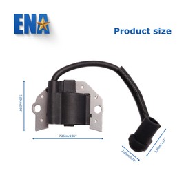 ENA Set of 2 Ignition Coil with Spark Plug 21171-0745 Compatible with Kawasaki FH601V FH641V FH661V FH680V FH721V FC290V Lawn Mower Engines Replacement for 21171-0742 21171-0713 21171-7049 21171-7039