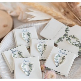 Dein Gastgeschenk Pack of 20 Flower Seeds - Eucalyptus - Place Cards for Writing on - for Wedding, Christening, Communion, Confirmation, Christening - Place Cards for Wedding, Special Birthdays