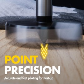 3 Inch Forstner Drill Bit, Saw Toothed Forstner Bit for Hard Wood, Soft Wood, Veneered Plywood, Plastic, Drilling Hole Saw Woodworking Hinge Cutter Tool