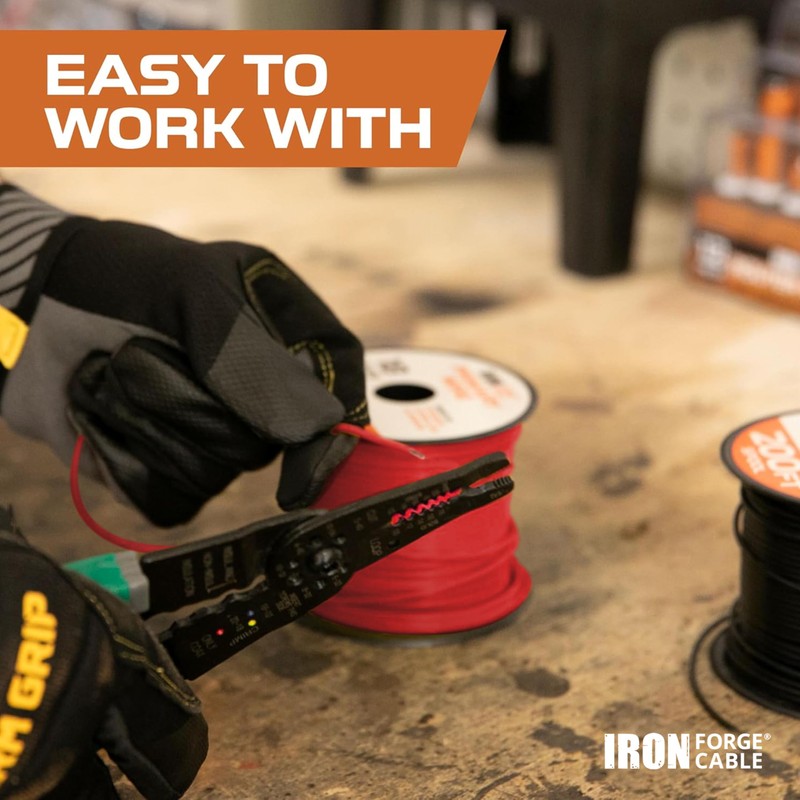 Iron Forge Cable 200 ft 10 Gauge Primary Automotive Wire