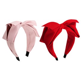 2 Pieces Bow Headbands Wide Brimmed Headbands Hair Accessories Clothing Accessories Retro Headbands Women Hair Accessories