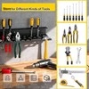 Metal Screwdriver Organizer, 15.75inch Utility Wall Mount Tool Organizer for