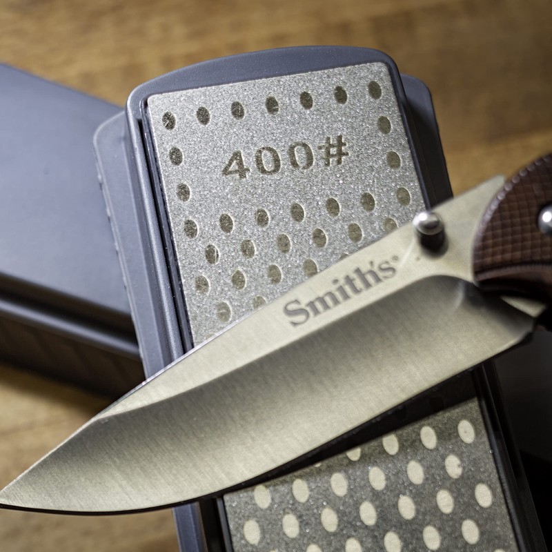 Smith's 51312 6" DUALGRIT FINE Diamond Stone Gray