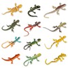 12pcs Realistic Lizard Model Toy Animal Figures Educational Reptile Model