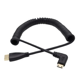 VViViD Sun High Speed HDMI (Male) to Mini HDMI (Male) to Mini HDMI Male to Mini HDMI Male to Mini HDMI Type C (Mini) Male, Gold-Plated Connector, High Speed Data Transmission, Expandable Adjustable