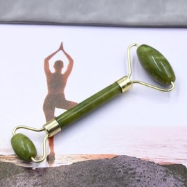 Jade-Style Facial Roller Massage Tool, Portable Beauty Roller for Cooling-Feel Self-Care Routines - WRITWAA 3pcs