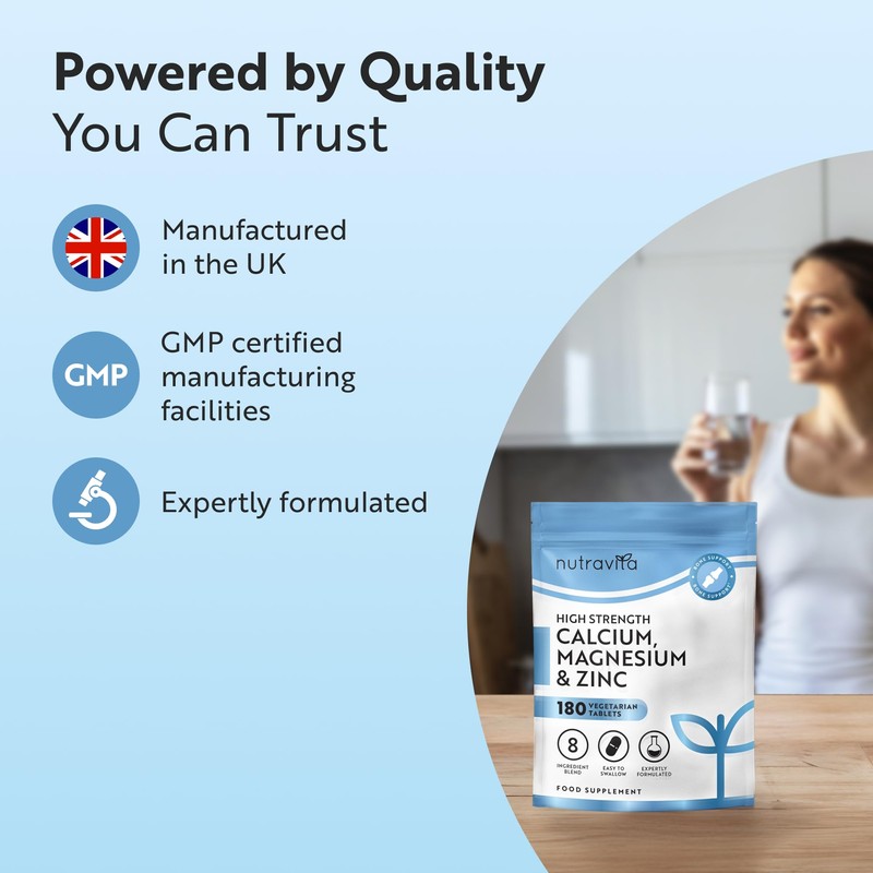 Nutravita Calcium Magnesium & Zinc with Vitamin D D3 Copper