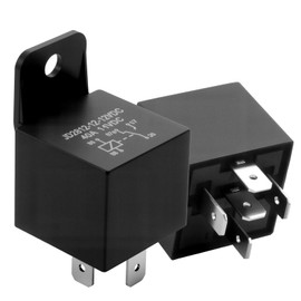 5 Pack Relays 5 Pin 40A 12V Multi-Purpose Automotive Truck Heavy Duty Standard Kit for Car Motorcycle Compatible With Mondeo JD1912 JD1914 Relay