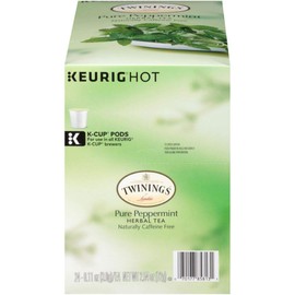 Twinings of London Pure Peppermint Tea K-Cups for Keurig®, 24 Count