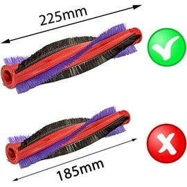 SPARES2GO Turbine Roller Brush Bar Brushroll Compatible with Dyson DC59 V6 Animal Cordless Vacuum Cleaner (225mm)