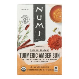 UD_Numi Organic Health Tea Sun Turmeric and Chamomile Herbal Flavored Loose Tea Bulk Packaged Case of 6-15 Bags