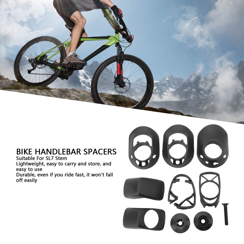 Bicycle Bike Handlebar Spacers Hidden Installation Spacers Set Road Bike