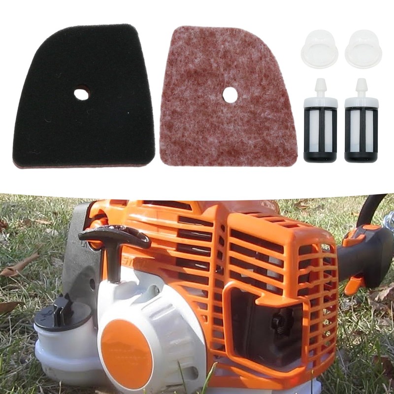 UOIENRT 4149-120-1800 2 Set Air Filter Kit Replacement for Stihl