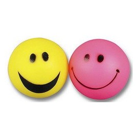 happypet Smiley Face Vinyl Ball Dog Toy