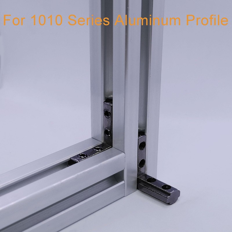 12 Sets Black 1010 Series Aluminum Extrusion L-Shape Inside Corner