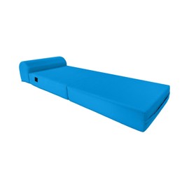 Danfuton Sleeper Chair Folding Foam Beds, Foldable Sofa Bed Sit Sleep 6 x 24x70 Turquoise