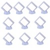 DACUAN 10PCS Coin Display Box , 3D Floating Frame Display