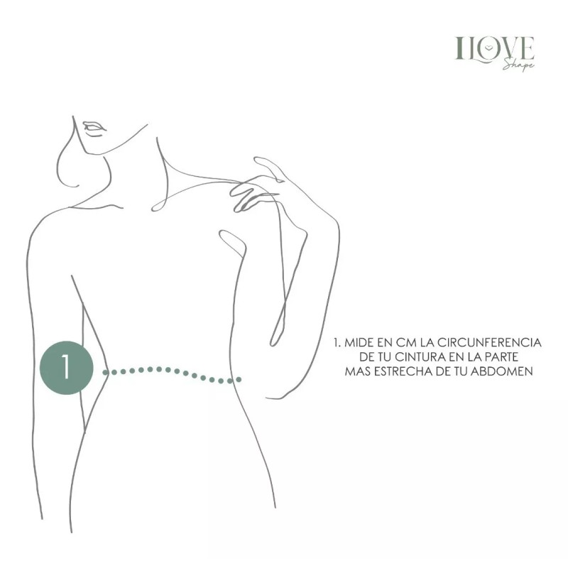 I Love Shape Faja Cinturilla Térmica Látex Natural Con Forro