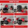 minlen Aluminum Oil Filter Cutter, Universal Oil Filter Cutting Tool