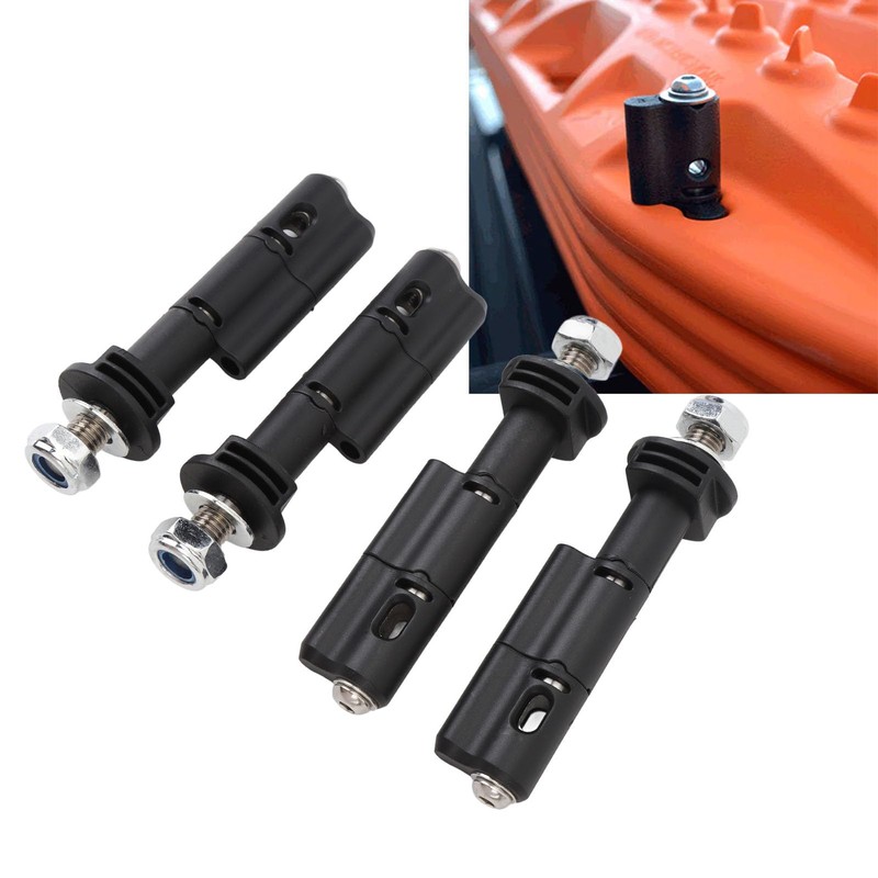 4Pcs Mounting Pins Compatible with MaxTrax MKII, Recovery Boards Traction