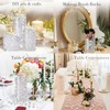150PCS Dazzling Clear Ice Rocks,Fake Crushed Ice Rocks,Fake Gold,Plastic Gems