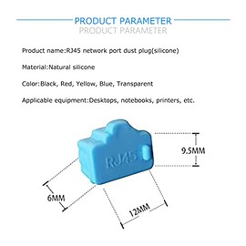 30 conectores RJ45 antipolvo, protectores de silicona RJ45, puerto de concentrador Ethernet, cubierta antipolvo, cubierta RJ45, tapón protector para puerto hembra RJ45 para TV, computadora, otros dispositivos (transparente)