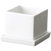 tfl026ow Pola – SS (with tray) Cube OW Paula Pot