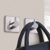 Fotosnow Adhesive Towel Hooks Heavy Duty Wall Hooks Waterproof Stainless