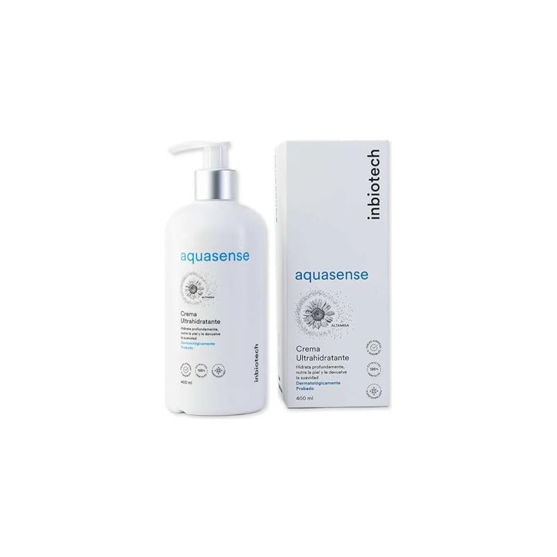Aquasense Crema Ultrahidratante 400ml Neutra Nutritiva Devuelve La Suavidad