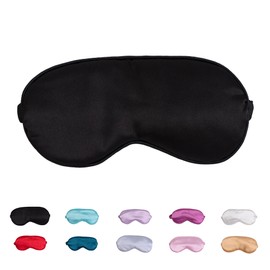 Eye Mask, Silk Eye Mask, For Sleeping, Pleasant Sleep Goods, Ultra Lightweight, Breathable, No Pressure, Eyes, Light Blocking, Comfortable Sleep Goods, Washable, Unisex, Breathable, Stylish, Black