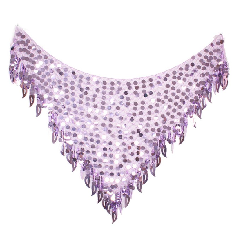 Lauthentic.S - Bufanda de cadera para mujer con lentejuelas y