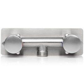 Renator All Metal RV Shower Faucet, Camper Shower Faucet Valve, 4” RV Shower Replacement Valve Diverter (Brushed Nickel)