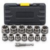14-Piece Damaged Nut and Bolt Extractor Socket Set with Case