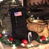 OSAGE RIVER Tactical Christmas Stocking with Handle, USA Patch, MOLLE