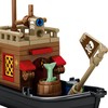 RiceBlock Pirate Ship Building Toys, Pirate Wharf Themed City Store