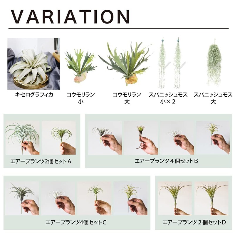 Kugusa Artificial Fake Green Air Plants Wall Hanging Artificial House