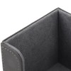 Card Deck Box Magnetic Flap Lid Large Capacity PU Leather