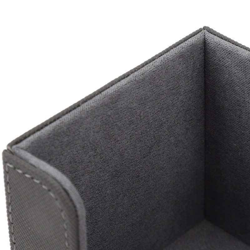 Card Deck Box Magnetic Flap Lid Large Capacity PU Leather