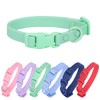 Waterproof Dog Collar Soft Rubber Dog Collar with Safety Buckle