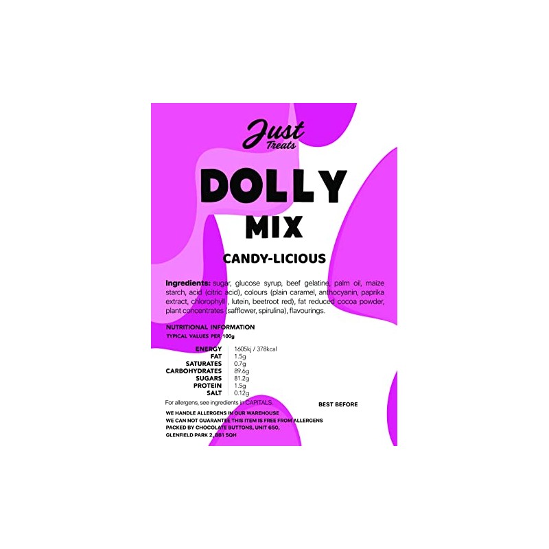 Just Treats Dolly Mixture (1 Kilo Party Bag)