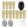 16PCS Drill Chuck Collet Set for Dremel, 0.8-3.2mm Replacement 4486