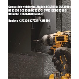 N275350 Depth Guide Knob Block Assembly Fit for DeWalt Oscillating Tool DCS355D1 DCS355B DCS355C1 DWE315K DCS356D1 DCS356B DCS354B, Replace N275350 N275341 N278801