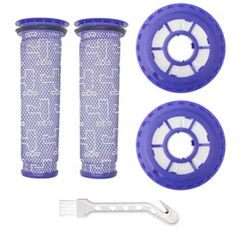 Wingsflying 2 Post Filters & 2 Pre Filters Replacement for Dyson DC41 DC65 DC66 UP13 UP20 UP30 Animal, Multi Floor and Ball Vacuum Ball Animal 2 Ball Animal 3, Compare to Part 920769-01 & 920640-01