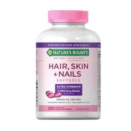 Nature’s Bounty Nature's Bounty HAIR SKIN & NAILS 250 Softgels 5000 mcg Biotin EXP 11/2025