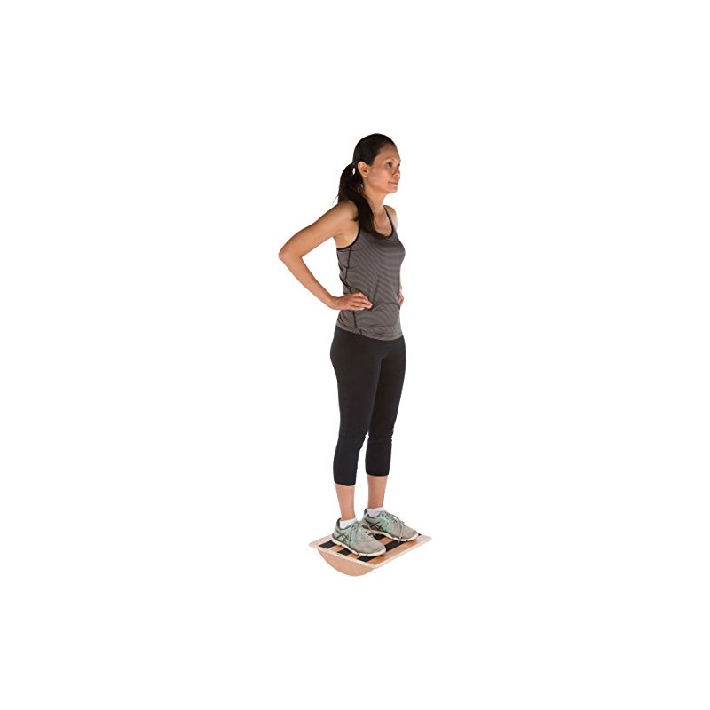 15" Stretching and Balancing Exercise Board by Trademark Innovations,Black