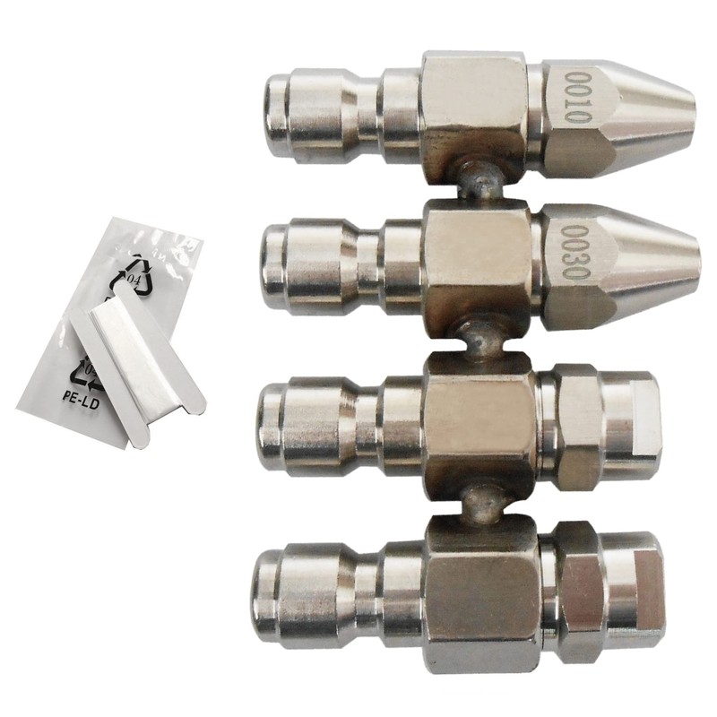 4 GPM Pressure Washer Nozzle,J Rod Tip Water Cleaning Soft
